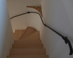 ロートアイアン階段手摺