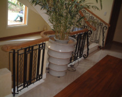 ロートアイアン手摺り