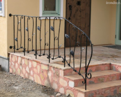 ロートアイアン手摺り