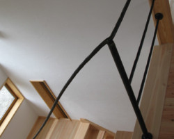ロートアイアン階段手摺