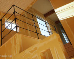 ロートアイアン手摺り