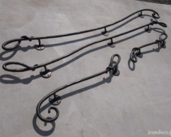 ロートアイアン階段手摺