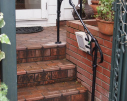 ロートアイアン階段手摺