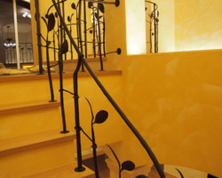 ロートアイアン手摺り