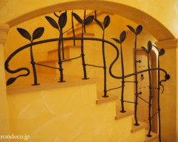 ロートアイアン手摺り