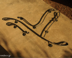 ロートアイアン階段手摺