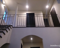 ロートアイアン手摺り