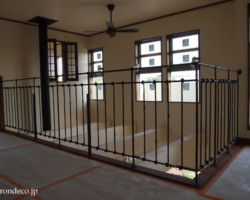 ロートアイアン手摺り