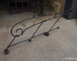 ロートアイアン階段手摺