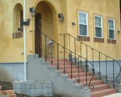 ロートアイアン手摺り