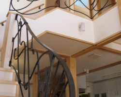 ロートアイアン手摺り