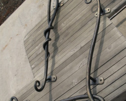 ロートアイアン階段手摺