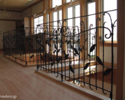 ロートアイアン手摺り