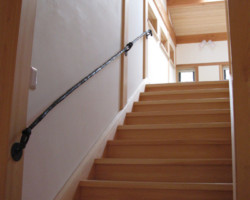 ロートアイアン階段手摺