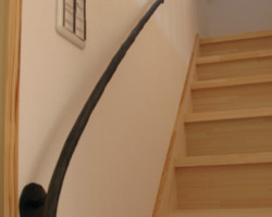 ロートアイアン階段手摺