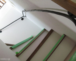 ロートアイアン階段手摺