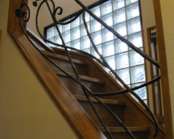 ロートアイアン手摺り