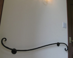 ロートアイアン階段手摺