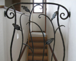 ロートアイアン手摺り