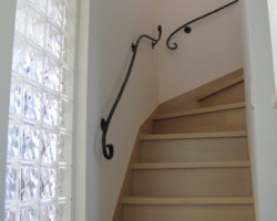 ロートアイアン階段手摺