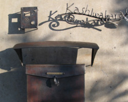 ロートアイアン表札